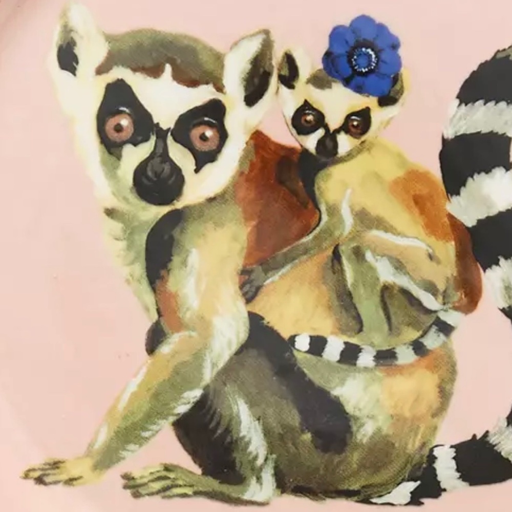 ANTHROPOLOGIE Nathalie Lete LEMUR  Dessert Plate NWT